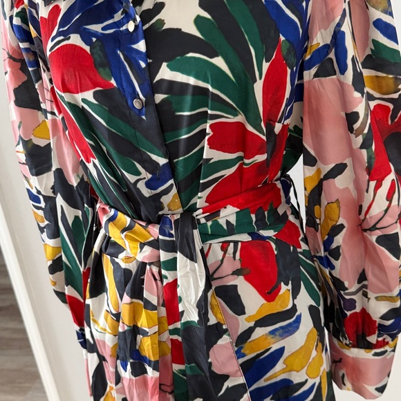 Multicolor long sleeve maxi dress extra large - Picture 2 of 7